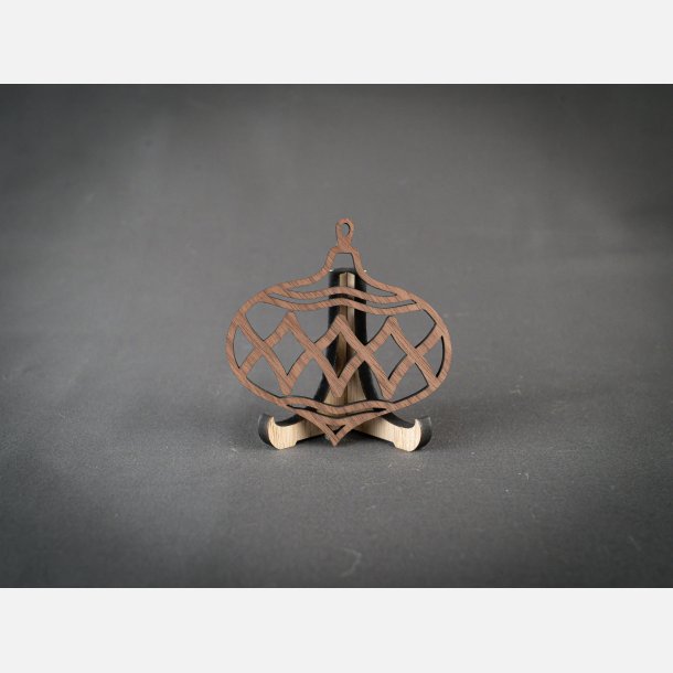 Julekugle oval | Valn�d