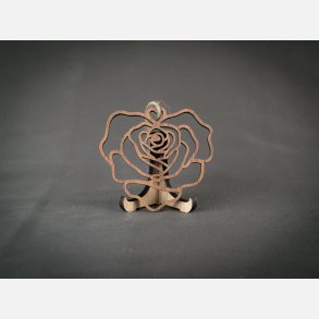 Hjerteformet rosenudsk�ring | Valn�d