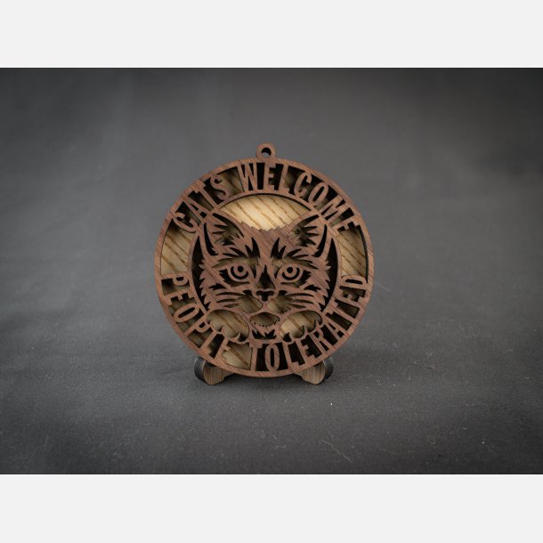 Kattekugle "Cats Welcome"