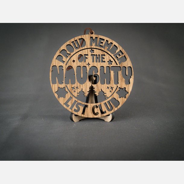 "Proud member of the Naughty list club" | 