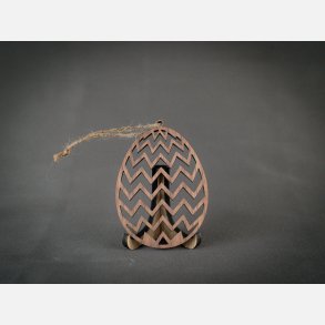 P�ske�g m. lille Zig Zag 80mm | Valn�d