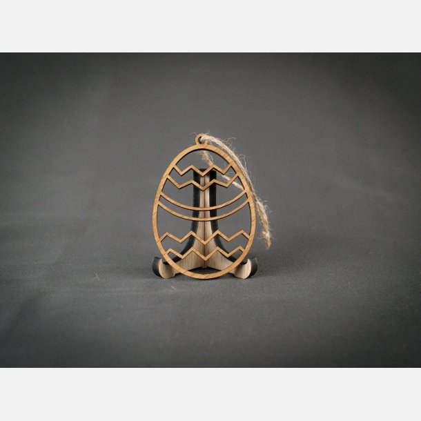 P�ske�g m. zig zag &amp; streger 80mm | Ask