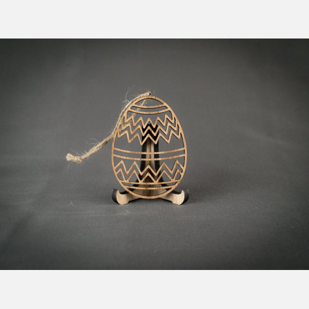 P�ske�g m. zig zag &amp; streger 2 80mm | Ask