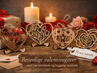 Gave til valentinsdag der f�les personlig